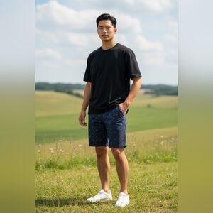 Maelreg Men's Navy Blue Pro Flex Shorts Quick Dry Water Resistant NWT 40 X 7